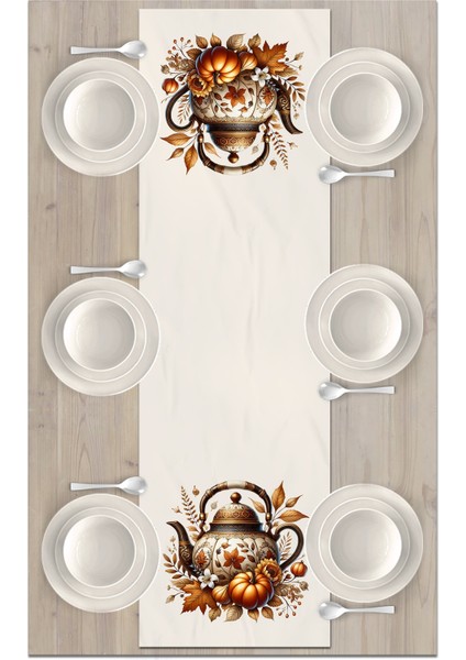 Sonbahar Serisi 140x40 cm Dijital Baskılı Runner fiyatları