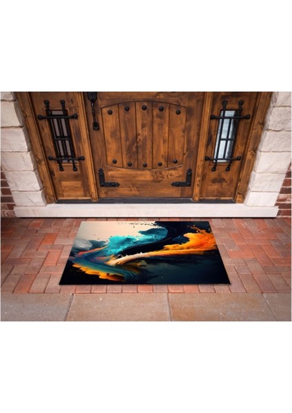 3D Baskı Özel Tasarım Geometrik Dış Mekan Paspas 133