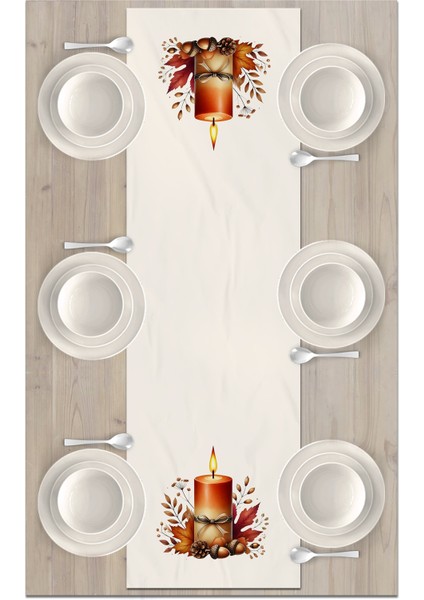 Sonbahar Serisi 140x40 cm Dijital Baskılı Runner fiyatları
