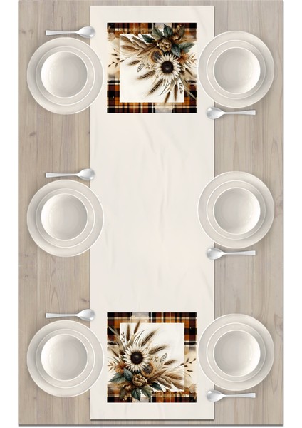 Sonbahar Serisi 140x40 cm Dijital Baskılı Runner fiyatları