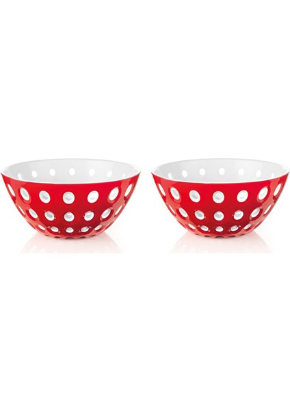 Le Murrine 2'li Kase Kırmızı-Beyaz