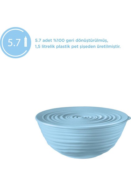 Tierra M Kapaklı Salata Kasesi Mavi