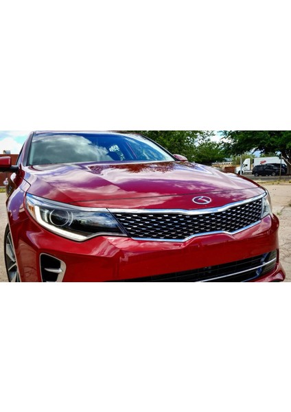 Kia Yeni Nesil Ön Kaput Siyah Kırmızı 3M 3D Logo Arma fırsatları
