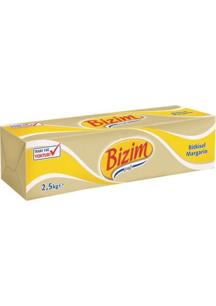 Blok Margarin %82 Yağlı 6 x 2,5kg