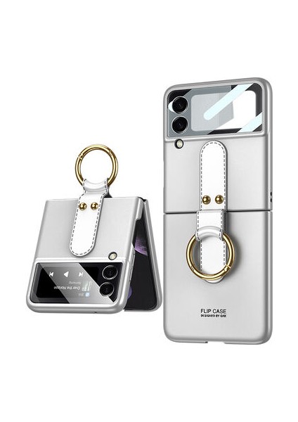 Samsung Galaxy Z Flip 3 Kılıf Flip Ring Kıpta Kapak