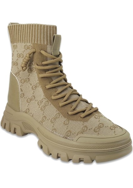 310 22 24KB Kadın Sneaker Günlük Bot Camel