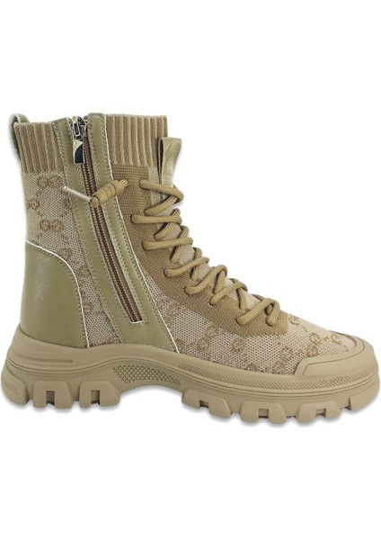 310 22 24KB Kadın Sneaker Günlük Bot Camel