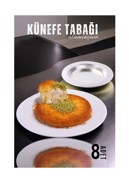 8 Adet Künefe Tabağı Seti 719632 Toptan Paket