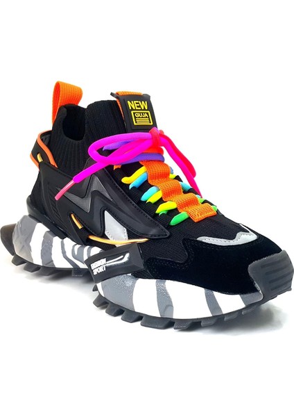 446 1 24KA Kadın Sneaker Günlük Ayakkabı Siyah