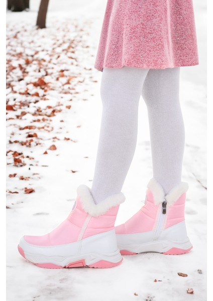 Pamela Fermuarlı Kız Çocuk Kar Botu