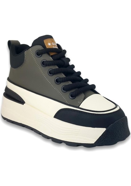 301 1 24KB Kadın Sneaker Günlük Bot Gri