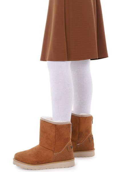 Jessy Fermuarlı Kız Çocuk Bot Tarçın fiyatları