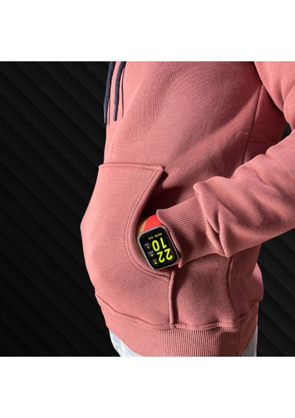 3 Iplik Şardonlu Kapüşonlu Kanguru Cepli Sweatshirt fırsatları
