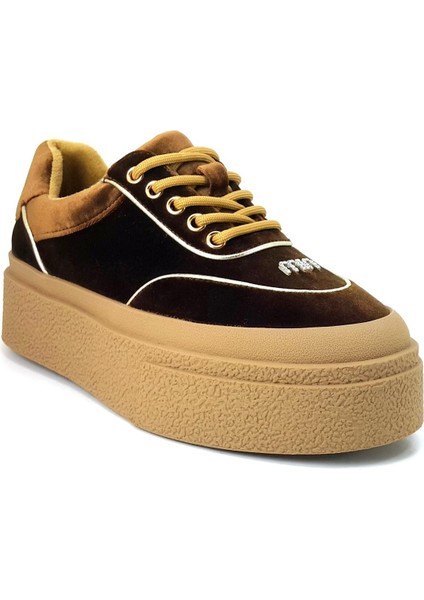 330 24KA Kadın Sneaker Günlük Ayakkabı Kahverengi