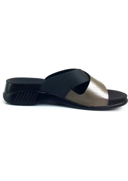 Belize 16 Kadın Anatomik Terlik - Platin modelleri