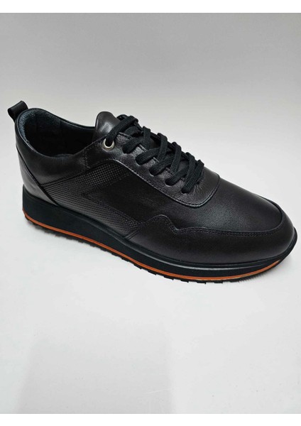 Hakiki Deri Bağcıklı Hafif Siyah Erkek Ayakkabı C-4112014RW fiyatları