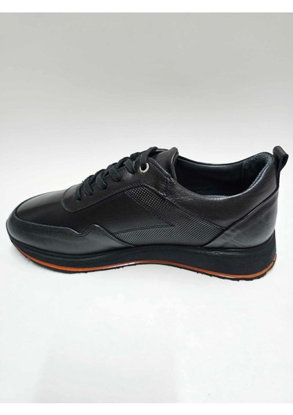 Hakiki Deri Bağcıklı Hafif Siyah Erkek Ayakkabı C-4112014RW modelleri