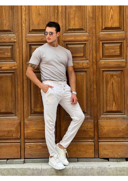 Ottoman Kumaş Yeni Sezon Vücuda Oturan Trend Tşört