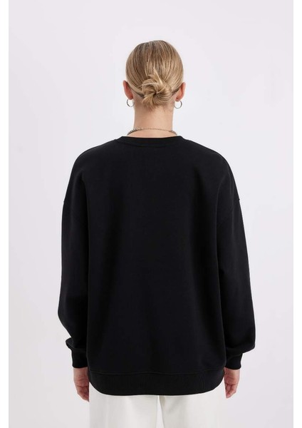 Kadın Sweat Y1346AZ/BK81 Black