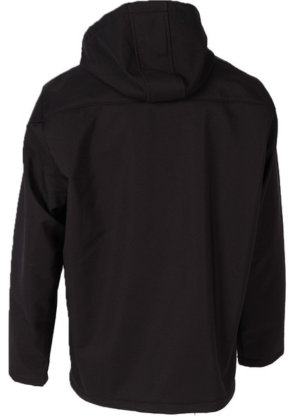 02 Erkek Mont Softshell Siyah