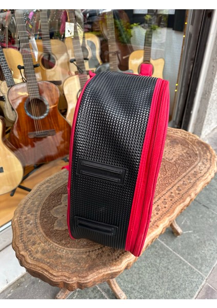 Kırmızı Gitar Kılıfı Kalın Soft Case