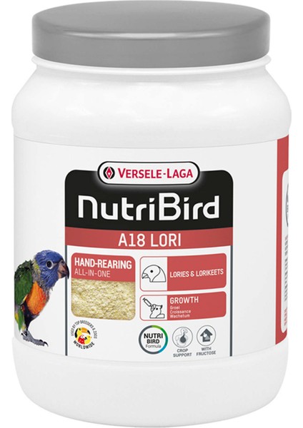 Versele Laga Nutrıbırd A18 Lori Elle Besleme Maması 800G 12