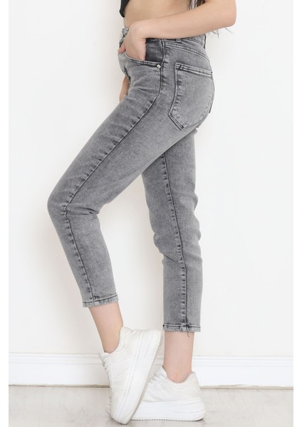 Boyfriend Kot Pantolon Füme modelleri