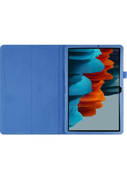 Samsung Galaxy Tab S7 s8 Litchi Deri Standlı Shell Tablet Kılıfı (Yurt Dışından)