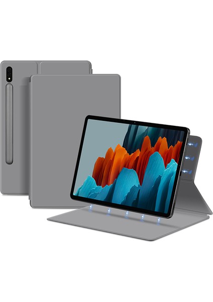 Samsung Galaxy Tab S7 Pu Deri Manyetik Standı Otomatik Uyku uyandırma Tablet Kılıfı (Yurt Dışından)