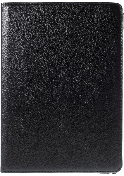 Samsung Galaxy Tab A 9.7 T550 T555 Lychee Litchi Deri Döner Standlı Tablet Kılıfı (Yurt Dışından)