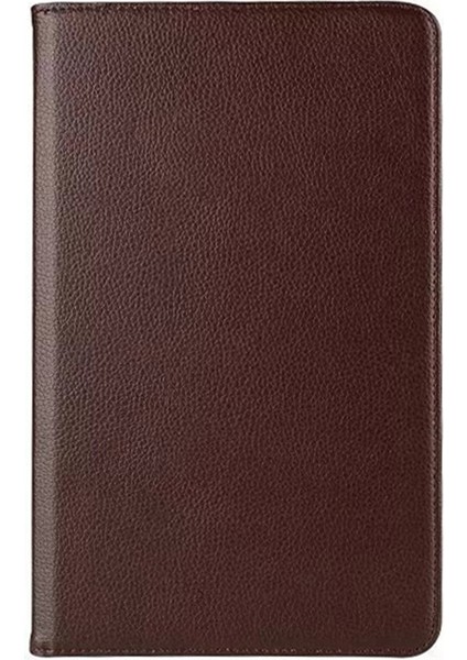 Litchi Doku Döner Stand Deri Samsung Galaxy Tab A 10.1 (2016) T580 T585 Tablet Kılıfı (Yurt Dışından)