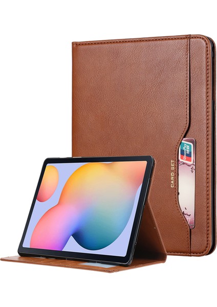Otomatik Emilmiş Cüzdan Stand Pu Deri Samsung Galaxy Tab A7 Lite 8 7 Inç (T220 T725) Tablet Kılıfı (Yurt Dışından)
