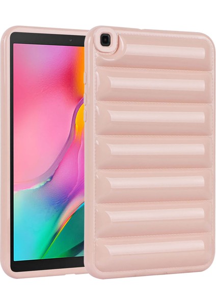 Samsung Galaxy Tab A 8.0 (2019) SM T290 (WI FI) SM T295 (Lte) Tpu Aşağı Ceket Dokulu Tablet Kılıfı (Yurt Dışından)