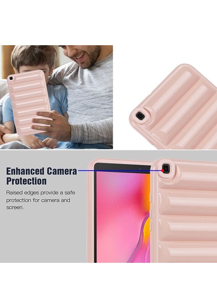 Samsung Galaxy Tab A 8.0 (2019) SM T290 (WI FI) SM T295 (Lte) Tpu Aşağı Ceket Dokulu Tablet Kılıfı (Yurt Dışından) indirimleri