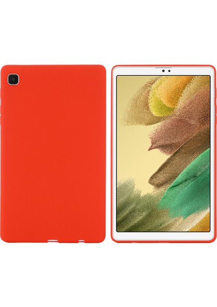 Sıvı Silikon Samsung Galaxy Tab A7 Lite 8.7 Inç Mikrofiber Astar Çizilmez Koruyucu Tablet Kılıfı (Yurt Dışından)