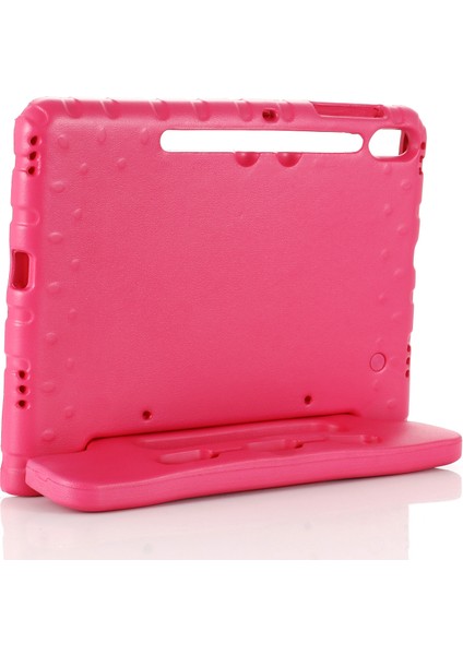 Drop Proof Eva Köpük Samsung Galaxy Tab S7 T970 TAB S8 12 4 Inç Rose Kick Stand Saplı Tablet Kılıfı (Yurt Dışından)