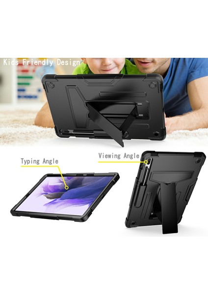 Katlanabilir T Şekilli Tekme Standı Pc Silikon Koruyucu Samsung Galaxy Tab S7 Fe Tablet Kılıfı (Yurt Dışından) fırsatları