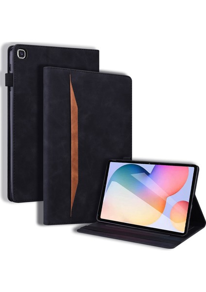 Samsung Galaxy Tab S6 Lite (2020 2022 2024) Aşınmaya Dayanıklı Pu Deri Standı Cüzdan Folyo Flip Shell Kalem Tutucu Tablet Kılıfı (Yurt Dışından)