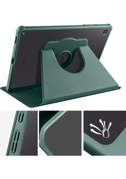 Samsung Galaxy Tab S6 Lite (2024 2022 (2020) Anti Drop Standı Pu Deri Akrilik Tablet Kılıfı (Yurt Dışından)