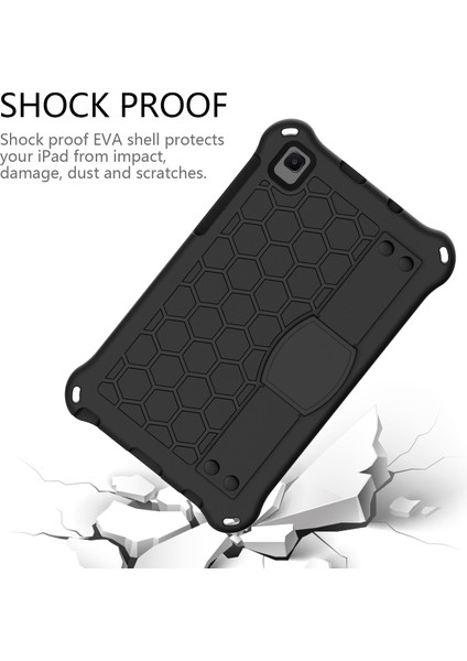 Petek Eva Malzeme Dört Köşe Düşme Önleyici Düz Koruyucu Samsung Galaxy Tab A7 Lite 8 7 INÇ SM T225 SIYAH Tablet Kılıfı (Yurt Dışından) fiyatları