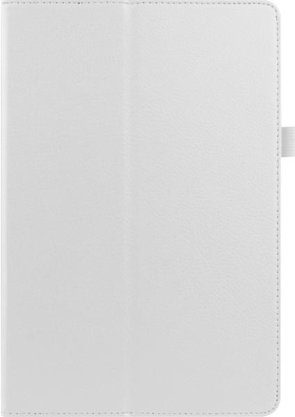 Samsung Galaxy Tab S7 s8 Beyaz Litchi Deri Standlı Shell Tablet Kılıfı (Yurt Dışından)
