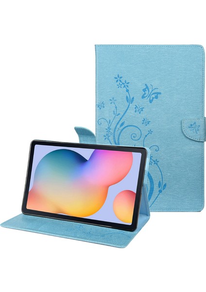 Kart Yuvaları Cüzdan Deri Samsung Galaxy Tab S6 Lite (2020) P615 P610 (2022 2024) Tablet Kılıfı (Yurt Dışından)