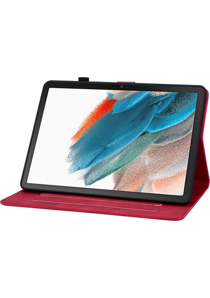 Samsung Galaxy Tab A8 10.5 (2021) Çizilmez Baskı Pu Deri Flip Kart Yuvalı Tablet Kılıfı (Yurt Dışından) fırsatları