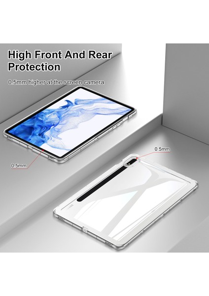 Samsung Galaxy Tab S7 T870 TAB S8 X700 Şeffaf Tpu Koruyucu Tablet Kılıfı (Yurt Dışından) modelleri