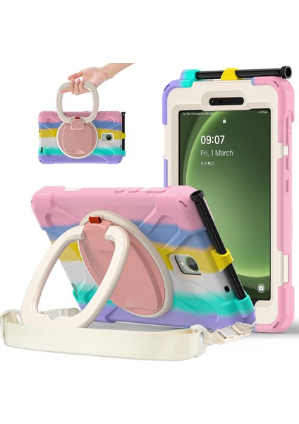 Samsung Galaxy Tab Active5 SM X300 Omuz Askılı Sağlam Tablet Kılıfı (Yurt Dışından)