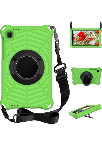 Örümcek Ağı Dokusu Eva Koruyucu Samsung Galaxy Tab A7 Lite Omuz Askılı 8 7 Inç Tablet Kılıfı (Yurt Dışından)