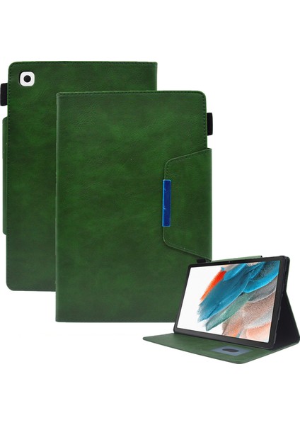 Samsung Galaxy Tab A 8.0 (2019) SM T290 (WI FI) SM T295 (Lte) Deri Business İnce Stand Tablet Kılıfı (Yurt Dışından)