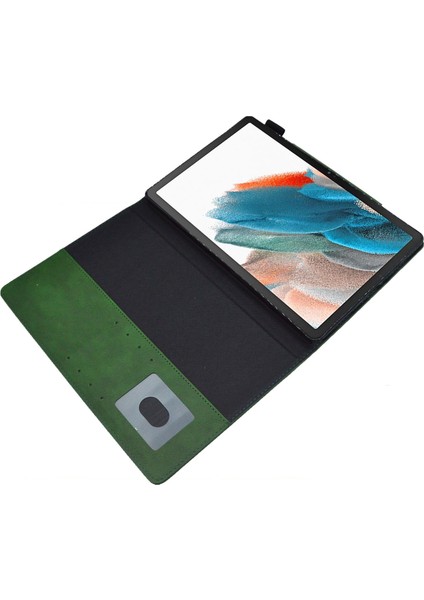 Samsung Galaxy Tab A 8.0 (2019) SM T290 (WI FI) SM T295 (Lte) Deri Business İnce Stand Tablet Kılıfı (Yurt Dışından)