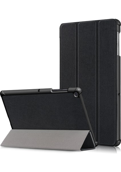 Pu Deri Akıllı Samsung Galaxy Tab S5E SM T720 SM T725 Sabit Üç Katlı Stand Standı Tablet Kılıfı (Yurt Dışından)