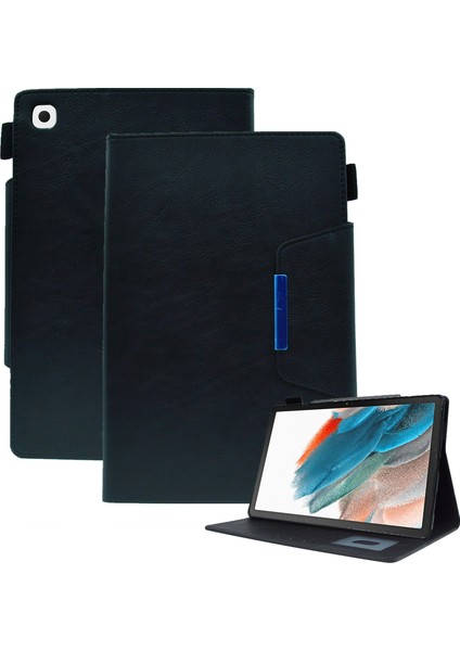 Samsung Galaxy Tab A 8.0 (2019) SM T290 (WI FI) SM T295 (Lte) Deri Business İnce Stand Tablet Kılıfı (Yurt Dışından)